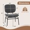 Upholstered Sherpa Accent Chair: Cozy Reading Chair with Soft Sponge Padding